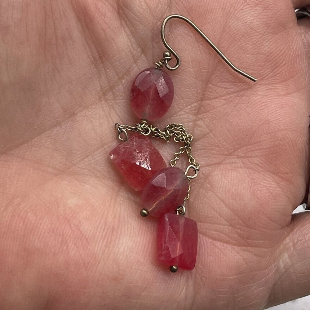 Drop Dangle Multi Gemstone Earrings - image 3